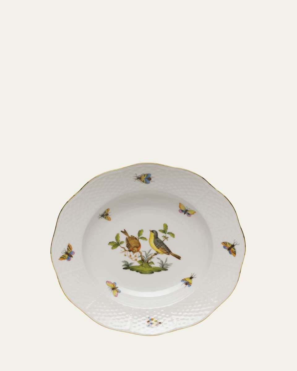 Rothschild Bird Motif 7 Rim Soup Plate